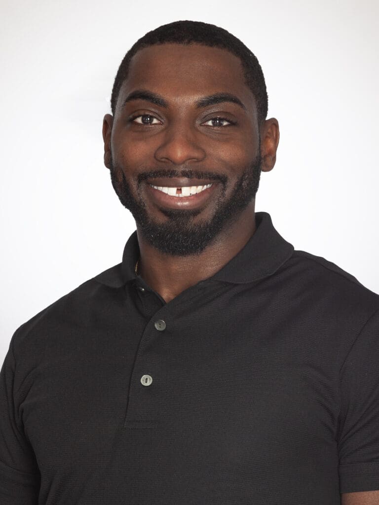 Jermal smiling headshot on the display